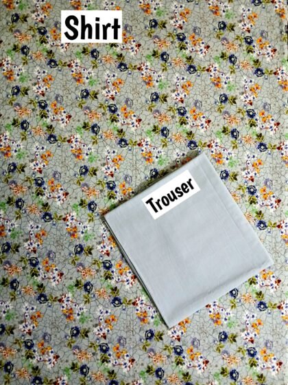 Kasuri Digital Cotton Lawn – Premium 2 Piece Suit | Stylish Look | 100% Color Guarantee